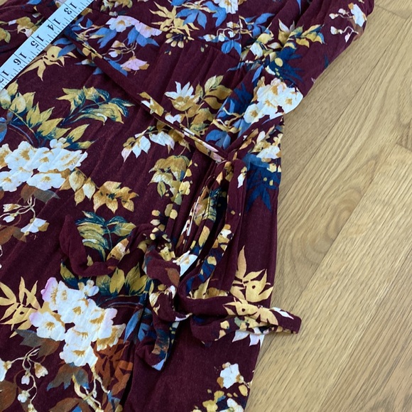 NWOT Jessica Simpson M Maternity Floral Maxi Dress long sleeve - Picture 5 of 9